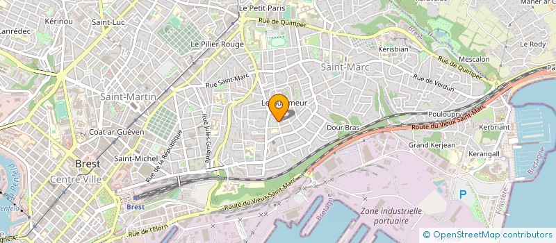 localisation de l'entreprise CAP BZH à BREST