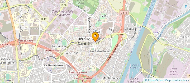 localisation de l'entreprise CAP CAEN à HEROUVILLE-SAINT-CLAIR
