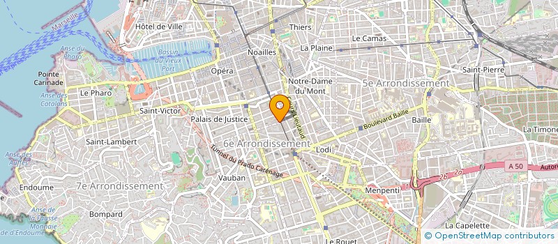 localisation de l'entreprise CAP'CAFE à MARSEILLE