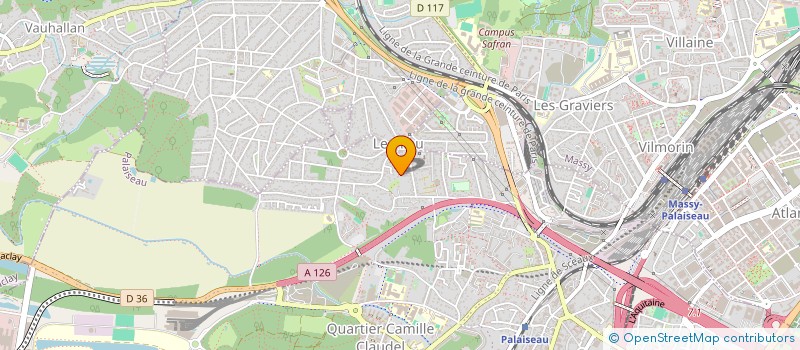 localisation de l'entreprise CAP&CAJ à PALAISEAU