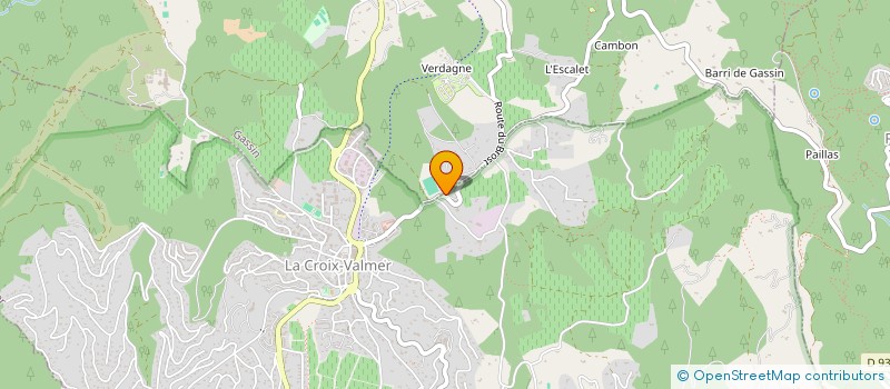 localisation de l'entreprise CAP CAMARAT PLONGEE  LA CROIX-VALMER