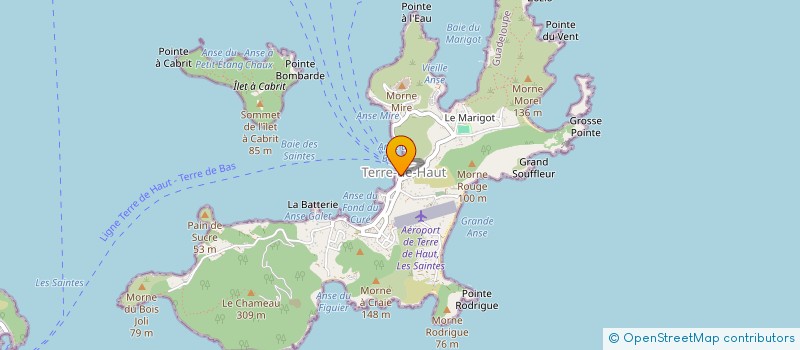 localisation de l'entreprise CAP CARAIBE à TERRE-DE-HAUT