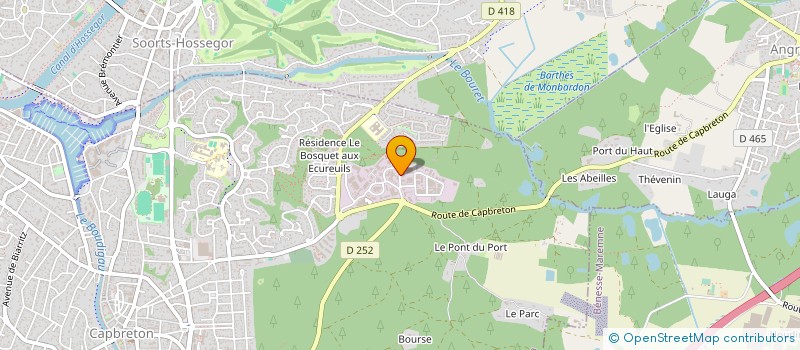 localisation de l'entreprise CAP CARRELAGE  CAPBRETON