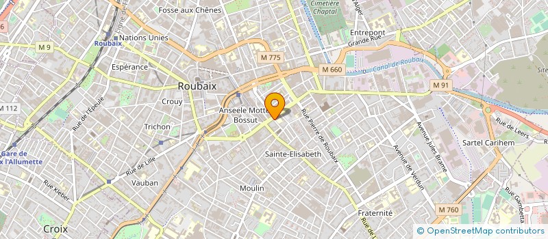 localisation de l'entreprise CAP CATOIRE ASSURANCES PREVOYANCE à ROUBAIX