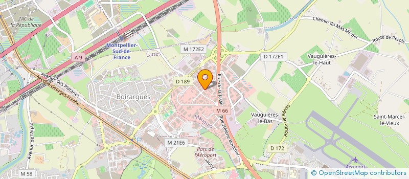 localisation de l'entreprise CAP CEZE  MAUGUIO