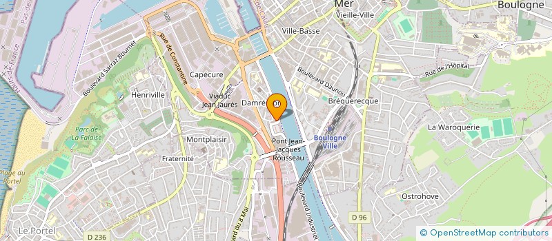 localisation de l'entreprise CAP CHANGE  BOULOGNE-SUR-MER