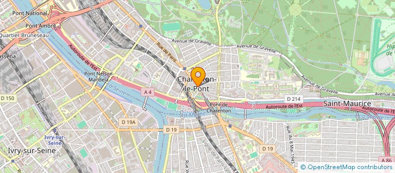 localisation de l'entreprise CAP CHARENTON  CHARENTON-LE-PONT