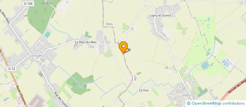 localisation de l'entreprise CAP CHOEUR  LORGIES