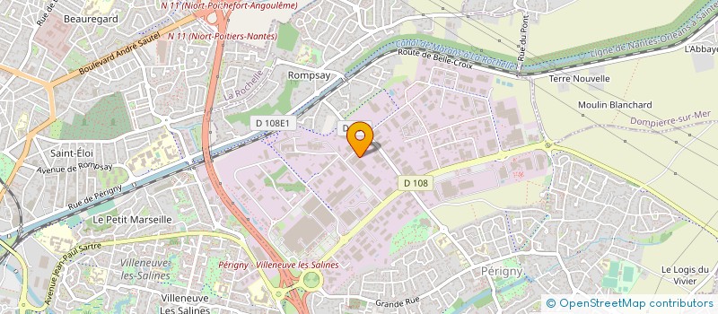 localisation de l'entreprise CAP'CINEMA MANOSQUE  PERIGNY