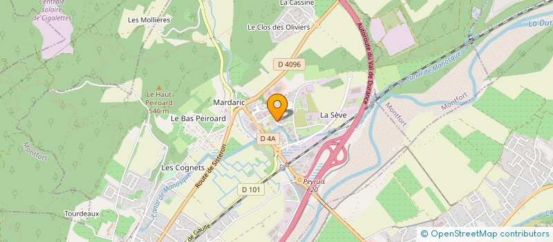 localisation de l'entreprise CAP CLIM ET ENERGIES à PEYRUIS