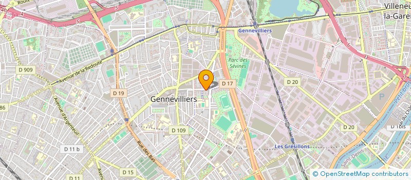 localisation de l'entreprise CAP CLIM@ISATION à GENNEVILLIERS