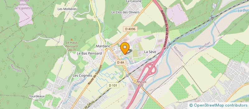 localisation de l'entreprise CAP CLIM SERVICES à PEYRUIS