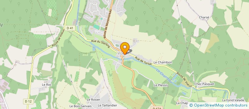 localisation de l'entreprise CAP' CLUB AMITIE PARTAGE VOEUIL ET GIGET à VŒUIL-ET-GIGET