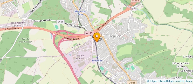 localisation de l'entreprise CAP CNV SANTE - COOPERATION ACTEURS PATIENTS AVEC LA COMMUNICATION NON VIOLENTE POUR LA SANTE  FREPILLON