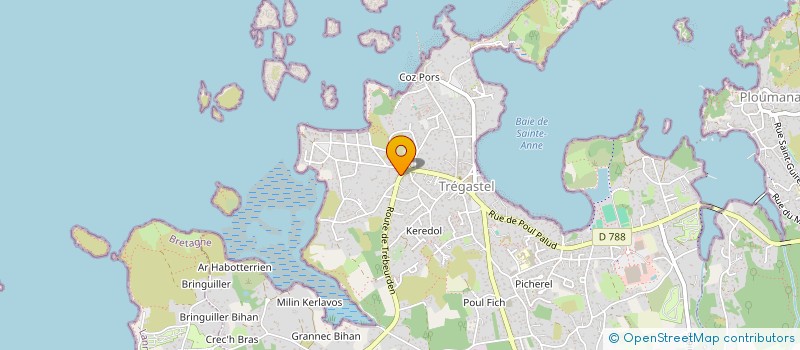 localisation de l'entreprise CAP&CO  TREGASTEL