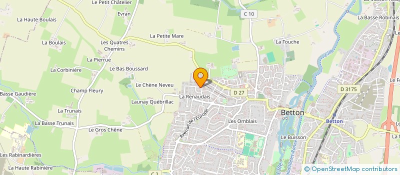 localisation de l'entreprise CAP & CO  BETTON