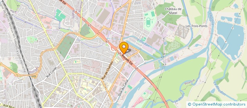 localisation de l'entreprise CAP COD DEVELOPPEMENT à ROANNE