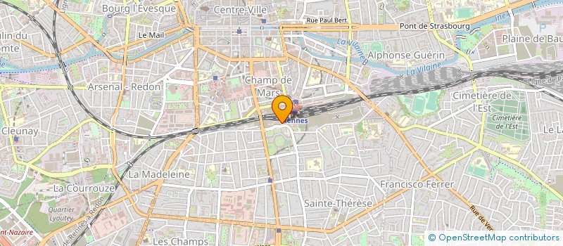 localisation de l'entreprise CAP CODE PARTICIPATIONS  RENNES