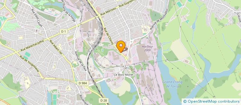 localisation de l'entreprise CAP COIFF  LE CREUSOT