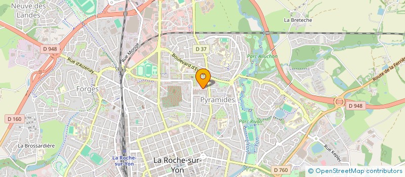 localisation de l'entreprise CAP COIFFURE  LE POIRE-SUR-VIE