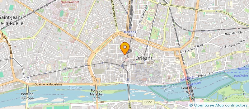 localisation de l'entreprise CAP COIFFURE SARL à ORLEANS