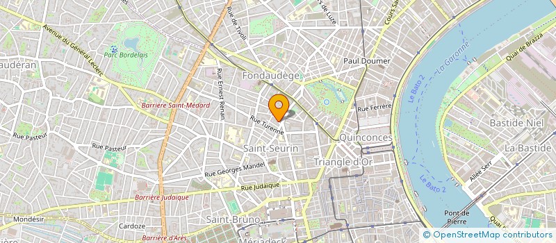 localisation de l'entreprise CAP COLLE 2  BORDEAUX