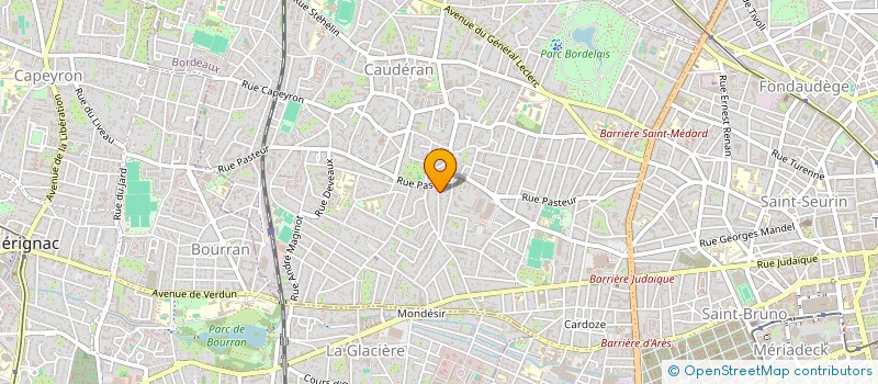 localisation de l'entreprise CAP COLLE 3  BORDEAUX