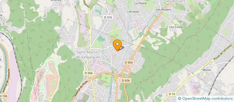 localisation de l'entreprise CAP COM CONSEILS  SAINT-HILAIRE-DE-BRETHMAS