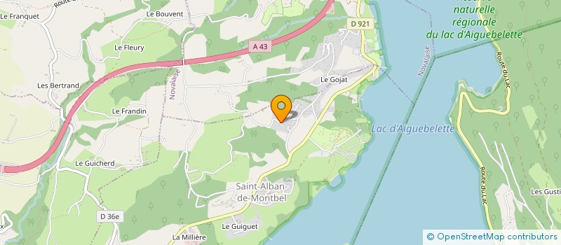 localisation de l'entreprise CAP COMEDIA  SAINT-ALBAN-DE-MONTBEL