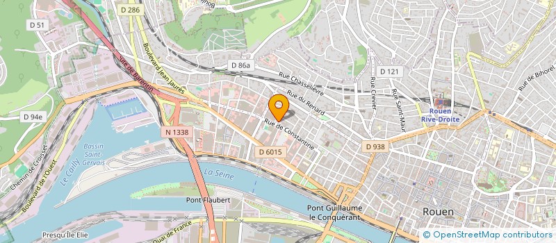localisation de l'entreprise CAP COMMUNICATION à ROUEN