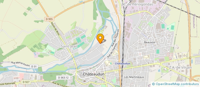localisation de l'entreprise CAP COMPAS DUNOIS à CHATEAUDUN