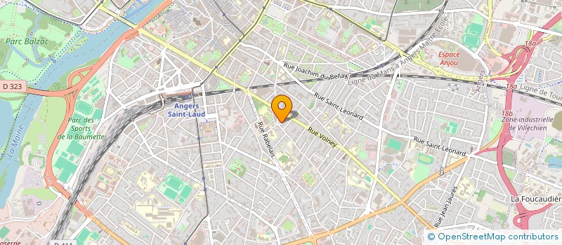 localisation de l'entreprise CAP COMPETENCE à ANGERS