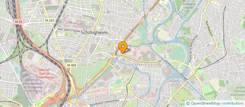 localisation de l'entreprise CAP COMPETENCES - ACTIVATEUR DE TALENTS  STRASBOURG