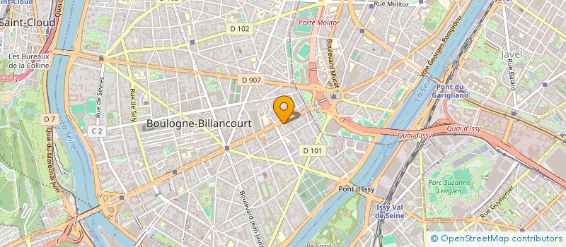 localisation de l'entreprise CAP CONCEPT AMENAGEMENTS PROJETS à BOULOGNE-BILLANCOURT