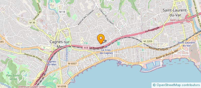 localisation de l'entreprise CAP CONCEPT REALISATION à CAGNES-SUR-MER