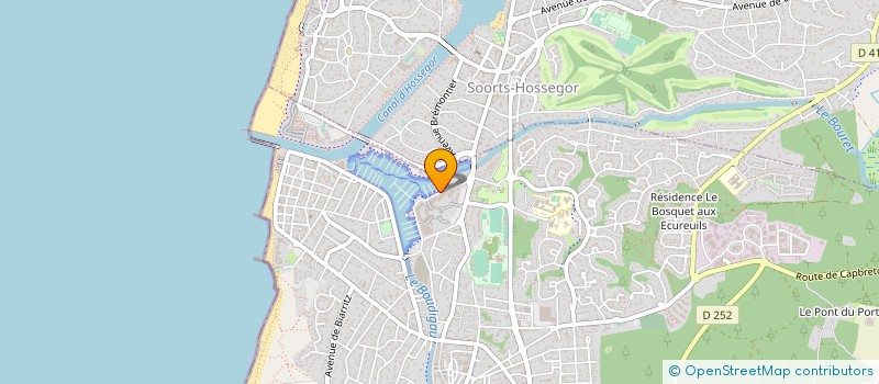 localisation de l'entreprise CAP CONCIERGERIE à CAPBRETON