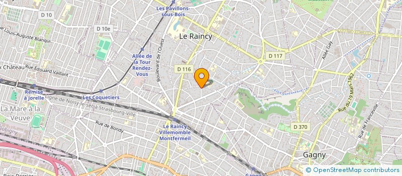 localisation de l'entreprise CAP CONSEIL  LE RAINCY