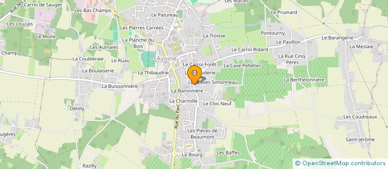 localisation de l'entreprise CAP CONSEIL 37 à BEAUMONT-EN-VERON