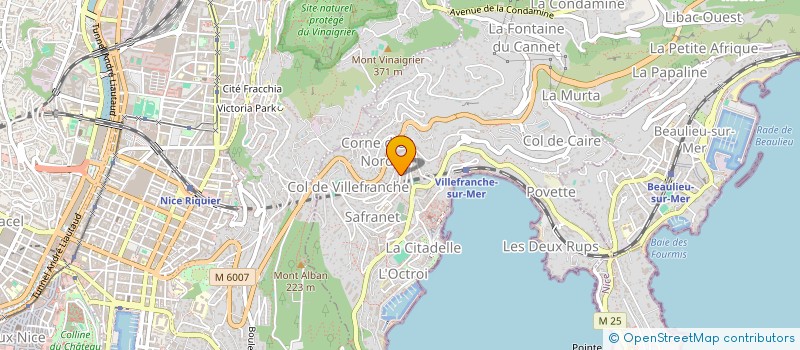 localisation de l'entreprise CAP CONSEIL à VILLEFRANCHE-SUR-MER