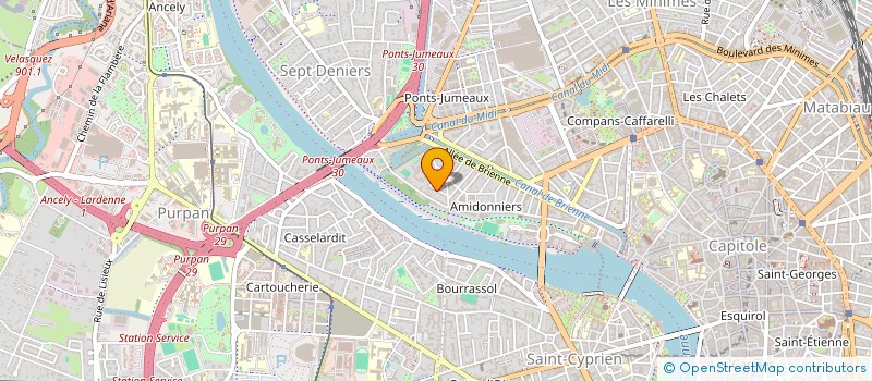 localisation de l'entreprise CAP CONSEIL  TOULOUSE