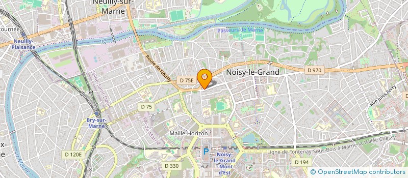 localisation de l'entreprise CAP CONSEIL  NOISY-LE-GRAND