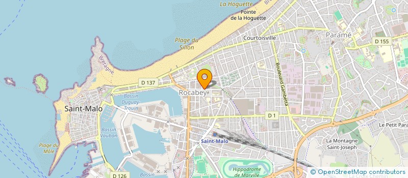 localisation de l'entreprise CAP CONSEIL  SAINT-MALO