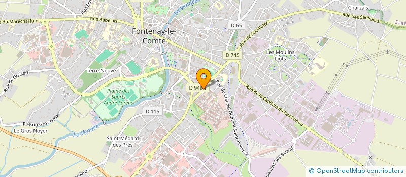 localisation de l'entreprise CAP CONSEIL ET EXPERTISE  FONTENAY-LE-COMTE