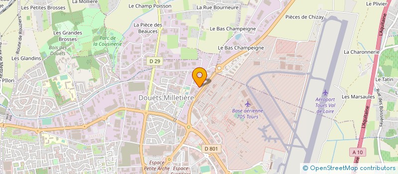 localisation de l'entreprise CAP'CONSEILS FRANCE à TOURS