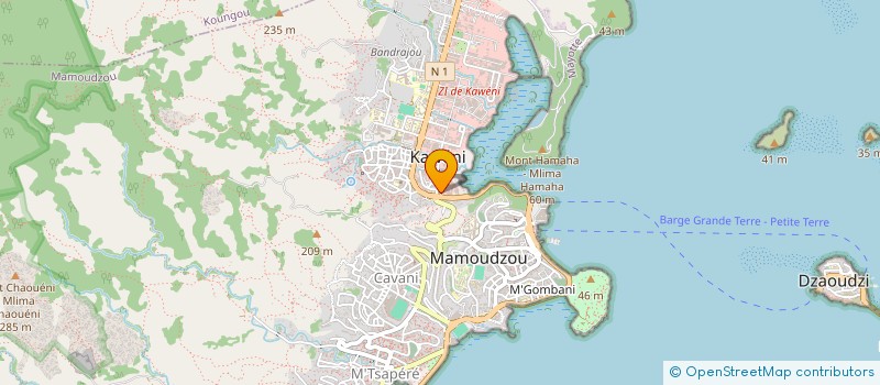 localisation de l'entreprise CAP CONSEILS MAYOTTE à MAMOUDZOU