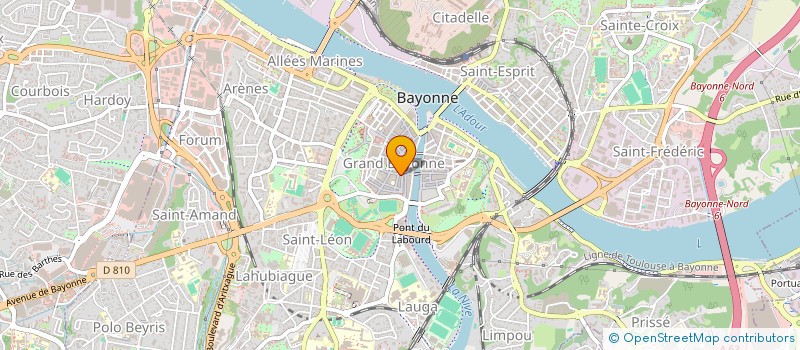 localisation de l'entreprise CAP CONSTRUCTION  BAYONNE