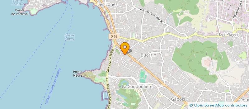 localisation de l'entreprise CAP CONSTRUCTION à SIX-FOURS-LES-PLAGES