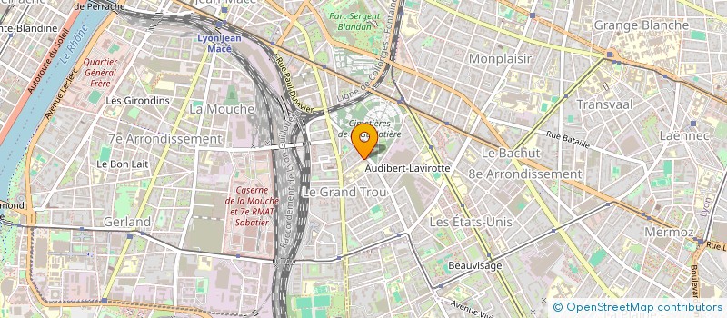 localisation de l'entreprise CAP CONSULTING à LYON