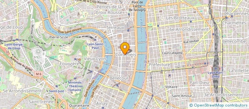 localisation de l'entreprise CAP CONSULTING à LYON
