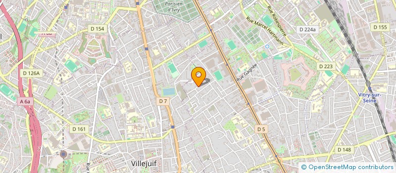 localisation de l'entreprise CAP CONSULTING  VITRY-SUR-SEINE